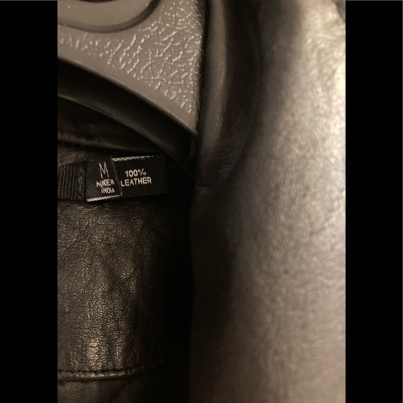 BLK DNM Leather biker Jacket No.65. Size Medium. BNWT - Picture 10 of 15